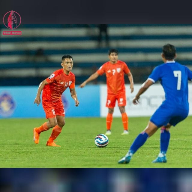 Chhetri had scored his fourth goal of the game in the 61st minute